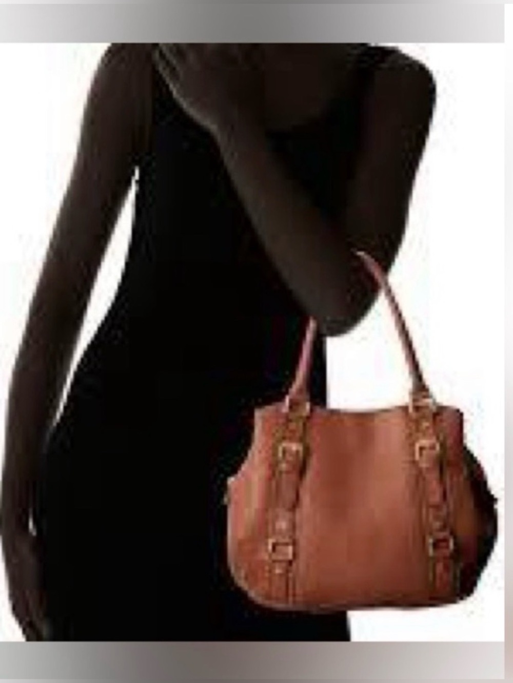 Women's Cognac Brown Leather Hobo Bag - Classic Everyday Handbag